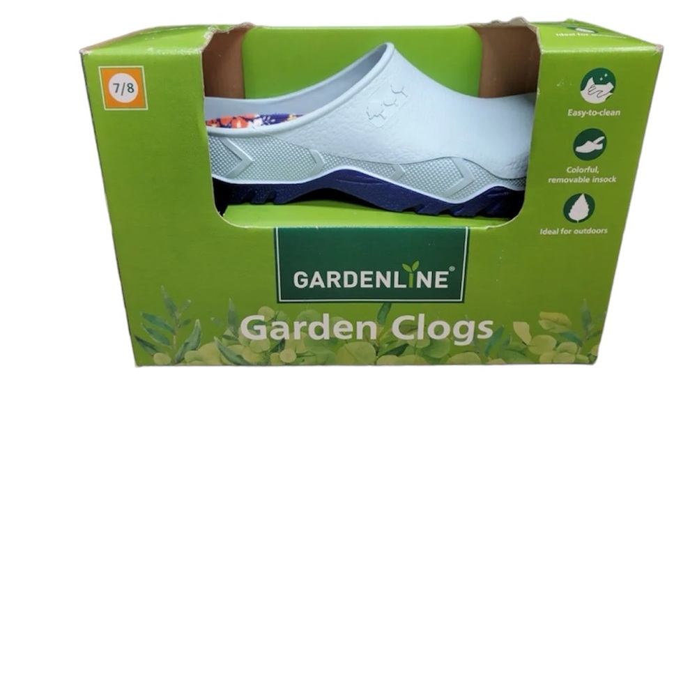 New Blue GardenLine Garden Clogs 7/8